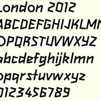 London 2012 Font